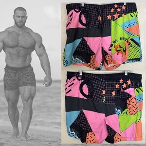 Pink Floyd Swim Trunks XL Gently worn 36-44" waist 5" inseam Gently worn
